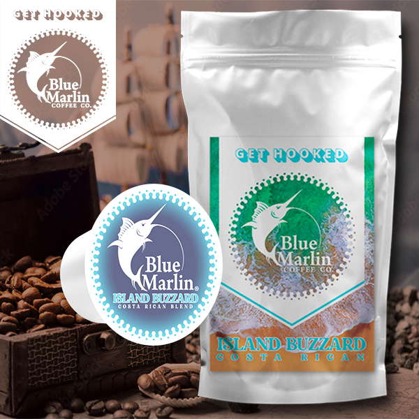 Island Buzzard: Costa Rican Tarrazu - Blue Marlin Coffee